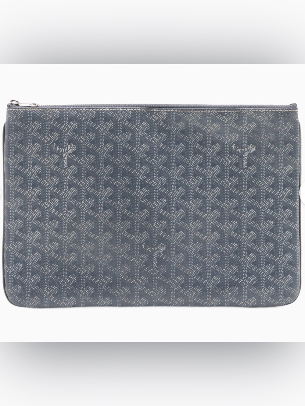 Goyard Gray Monogram Canvas Senat Pouch